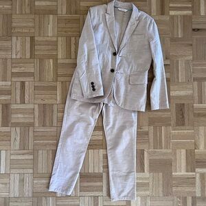 Cat & Jack Light Beige Two-Piece Suit Jacket & Pants